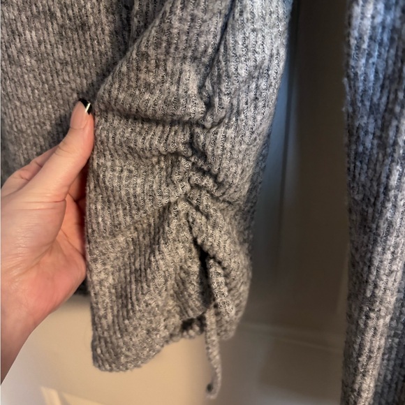 Gray Ruched Sweater - Picture 3 of 3